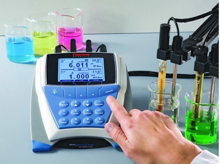 雙通道pH/離子濃度測量儀	